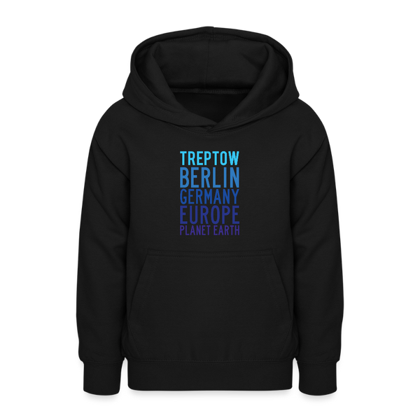 Treptow Planet Earth - Teenager Hoodie - Schwarz