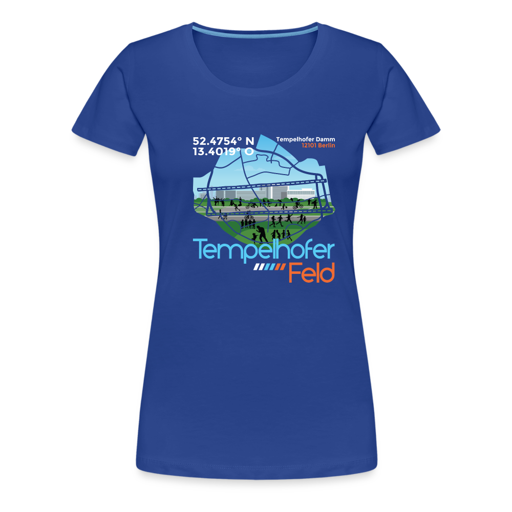 Tempelhofer Feld - Frauen Premium T-Shirt - Königsblau