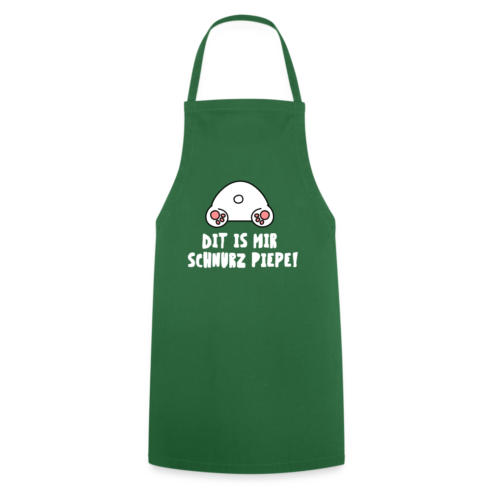 Dit is mir Schnurz Piepe - Kochschürze - Grün