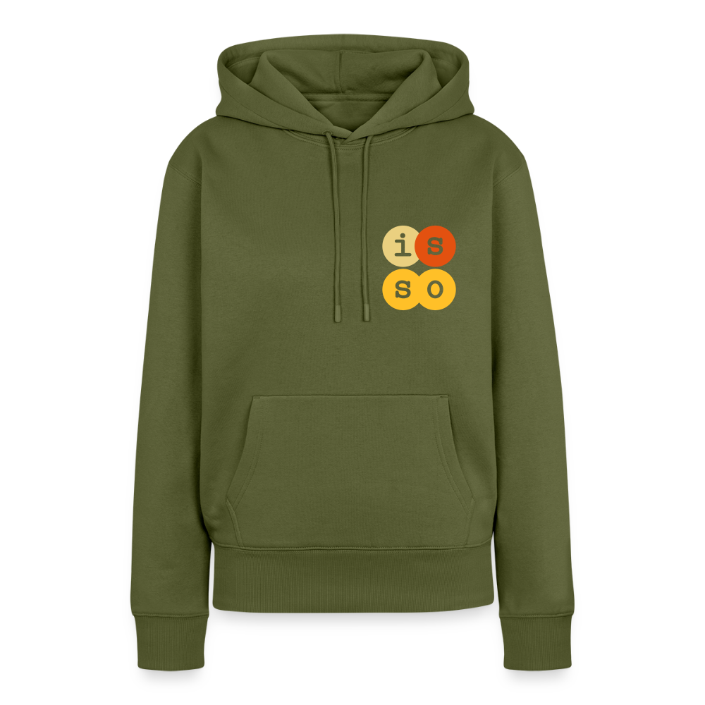 IsSo - Frauen Premium Hoodie - Khaki