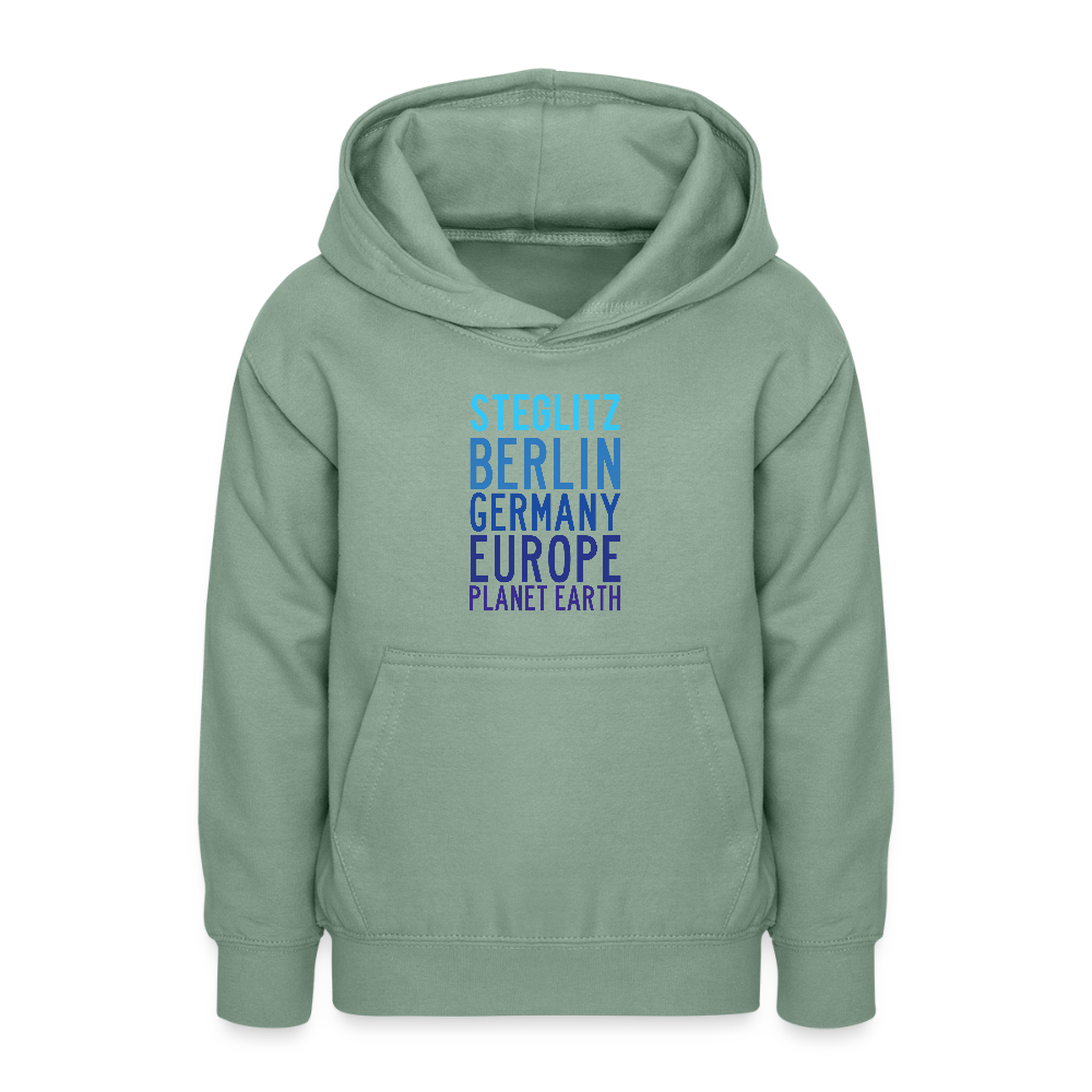 Steglitz Planet Earth - Teenager Hoodie - Graugrün