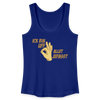 Ick bin uff allet jefasst - Frauen Bio Tank Top - Königsblau