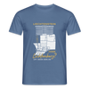 Liechtenstein oder Lichtenberg - Männer Premium T-Shirt - Taubenblau