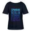 Spandau Planet Earth - Relaxed Rundhals Frauen Bio-T-Shirt - Navy