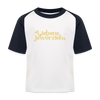 Kinder Baseball T-Shirt - Weiß/Navy