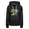 Motivation Wird Jeladen Warten - Frauen Premium Hoodie - Schwarz
