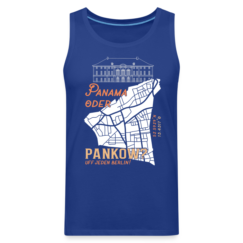 Panama oder Pankow - Männer Premium Tank Top - Königsblau