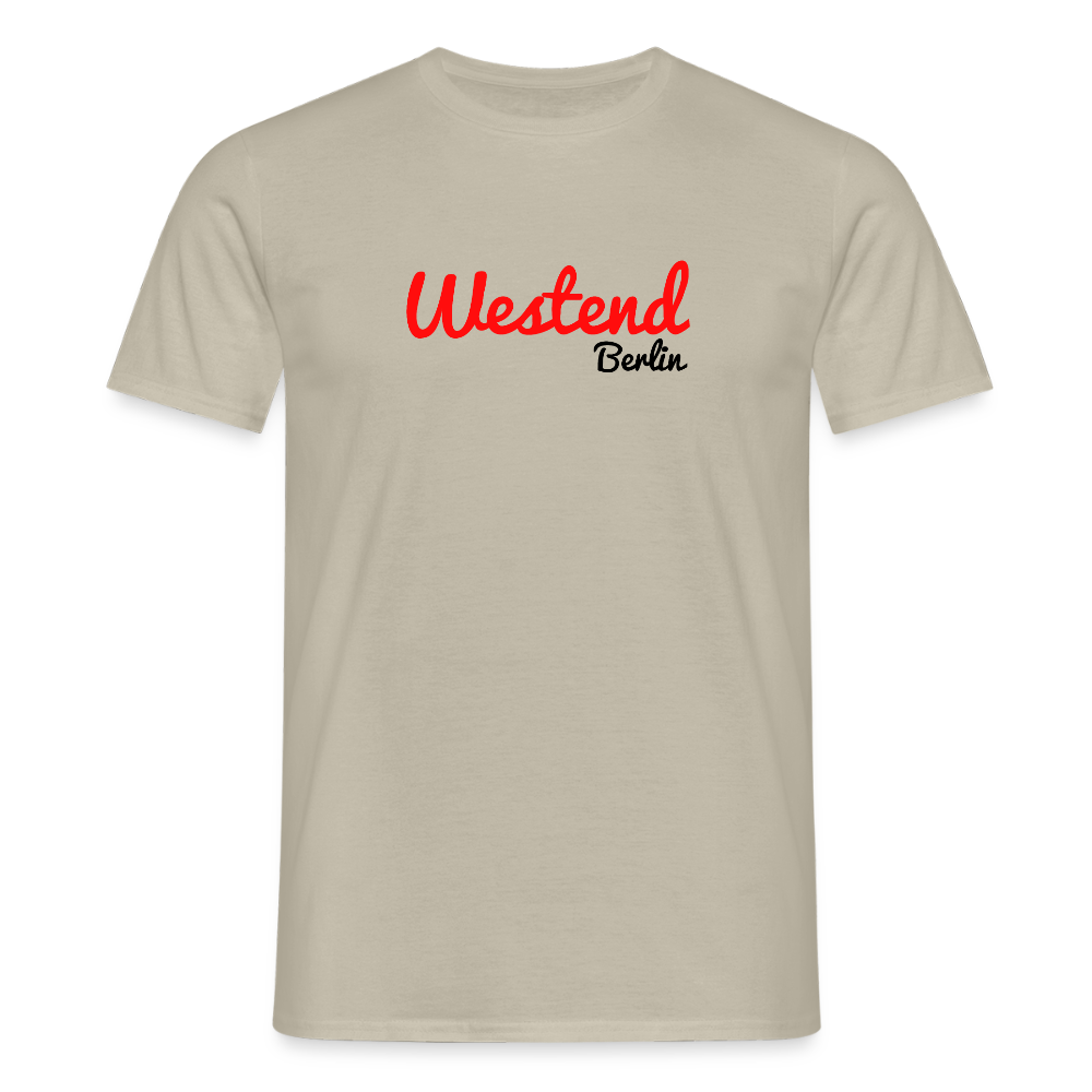 Westend Berlin - Männer Premium T-Shirt - Sandbeige