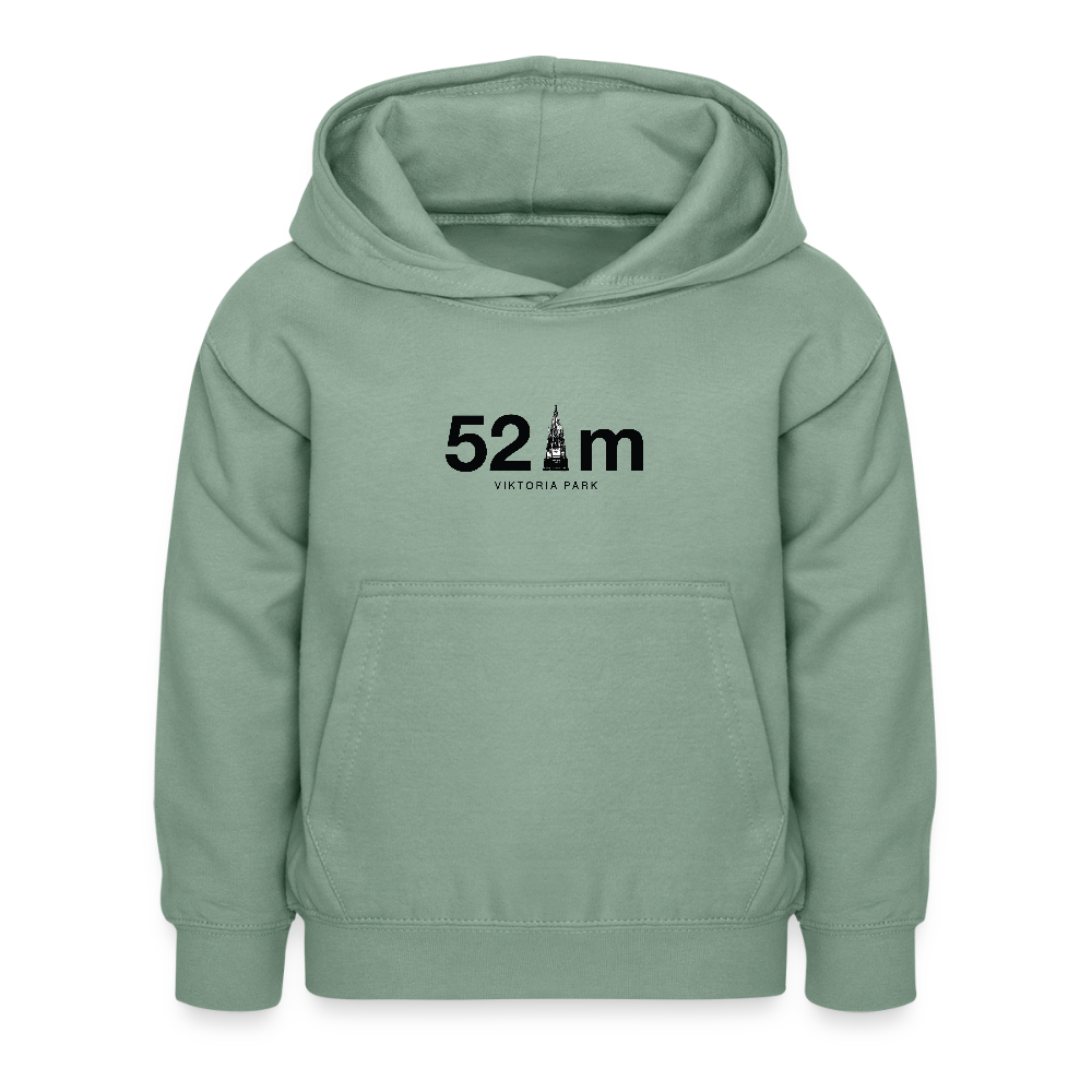 52 m Viktoria Park - Kinder Hoodie - Graugrün