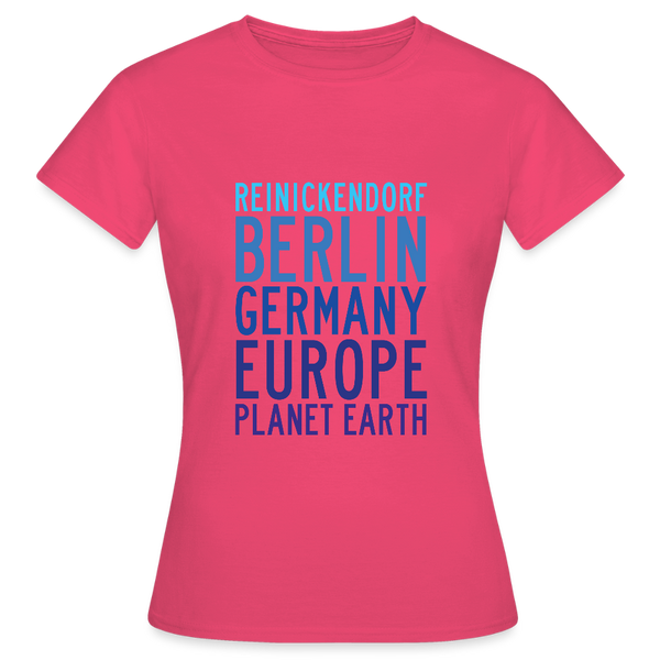 Reinickendorf Planet Earth - Frauen Premium T-Shirt - Azalea