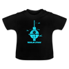 Berlin Stars - Blau - Baby T-Shirt - Schwarz