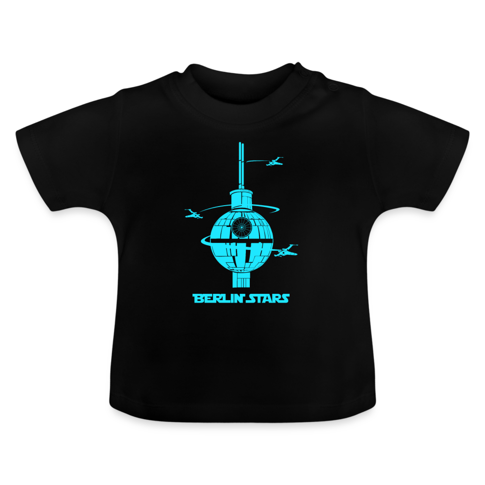 Berlin Stars - Blau - Baby T-Shirt - Schwarz