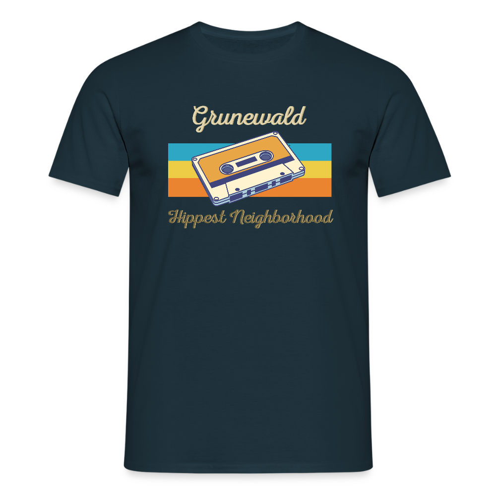 Grunewald Hippest Neighborhood - Männer Premium T-Shirt - Navy