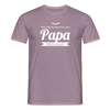 Opa wees allet - Männer Premium T-Shirt - Lilagrau