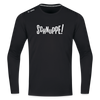 Schnuppe! - Männer Sport Langamshirt - Schwarz