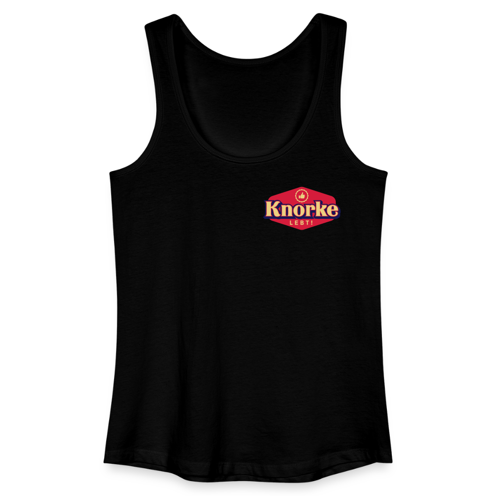 KNORKE lebt! - Frauen Bio Tank Top - Schwarz