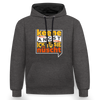 Keene Angst Ick Tu Sie Nüscht - Kontrast Hoodie - Anthrazit/Schwarz