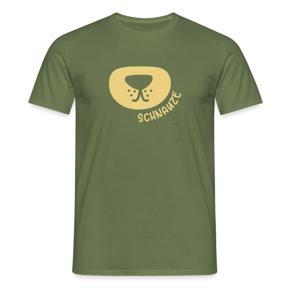 Schnauze - Männer Premium T-Shirt - Militärgrün
