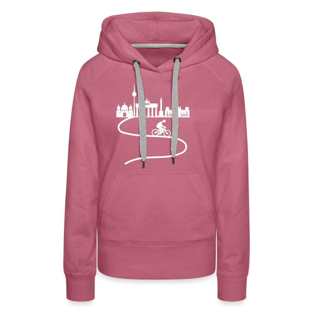 Aus der Stadt - Frauen Premium Hoodie - Malve