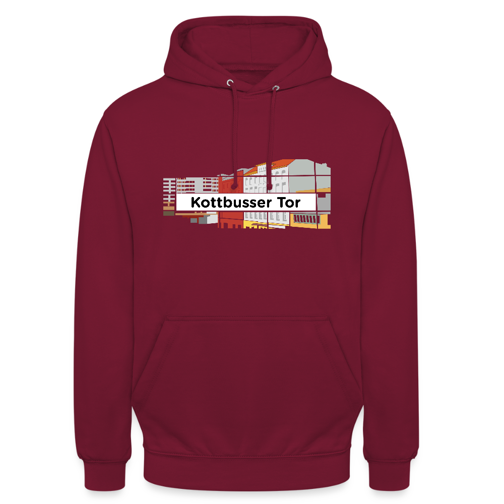Kottbusser Tor - Unisex Hoodie - Bordeaux