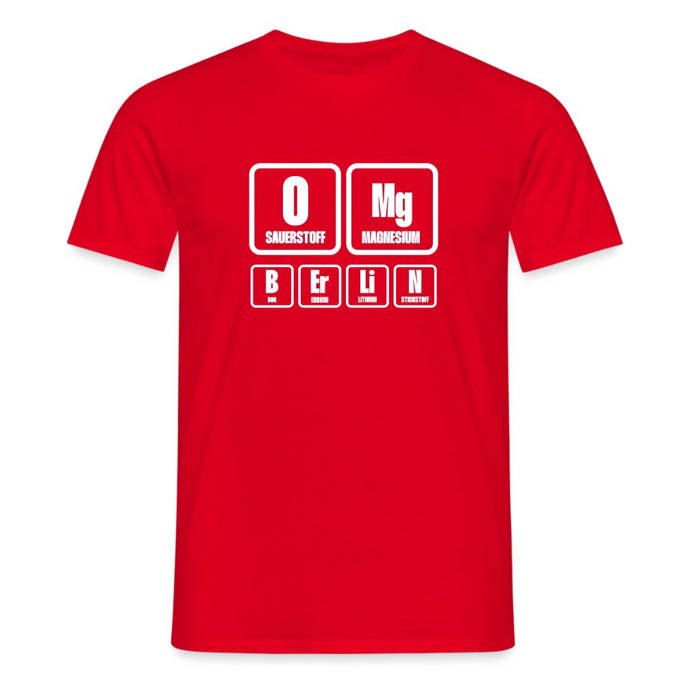 OMG Berlin - Männer Premium T-Shirt - Rot