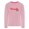 Marzahn Berlin - Kinder Langarmshirt - Hellrosa