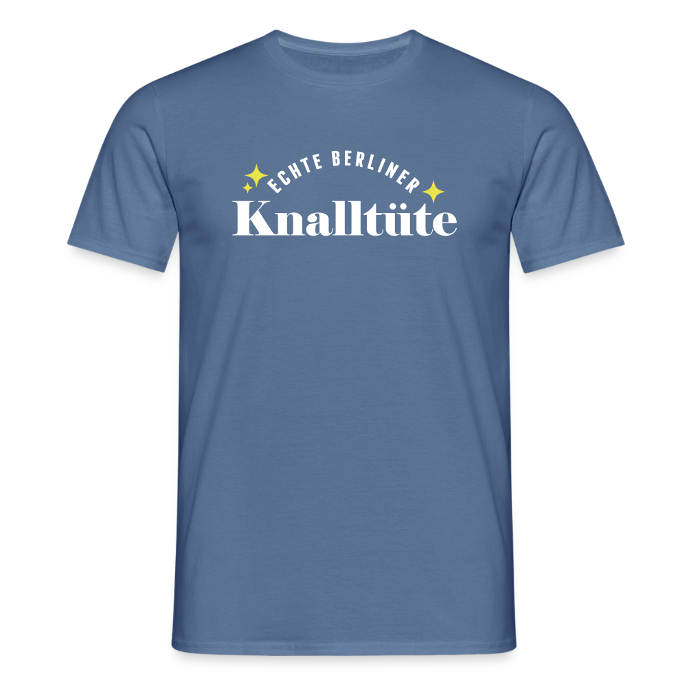 Echte Berliner Knalltüte - Männer Premium T-Shirt - Taubenblau