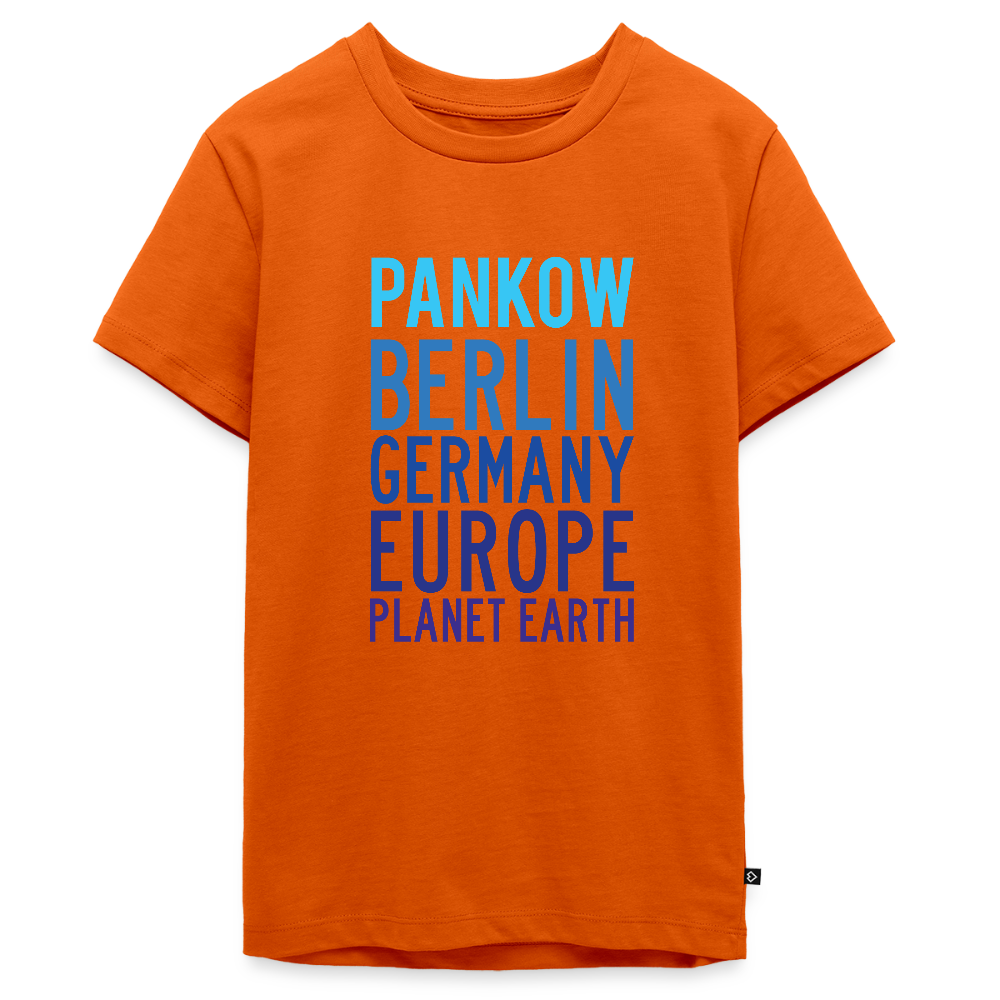 Pankow Planet Earth - Teenager Premium T-Shirt - Orange