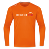 Jeduld am Ende - Männer Sport Langamshirt - Neonorange