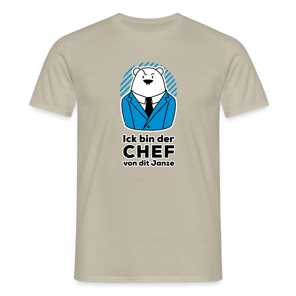 Chef - Männer Premium T-Shirt - Sandbeige