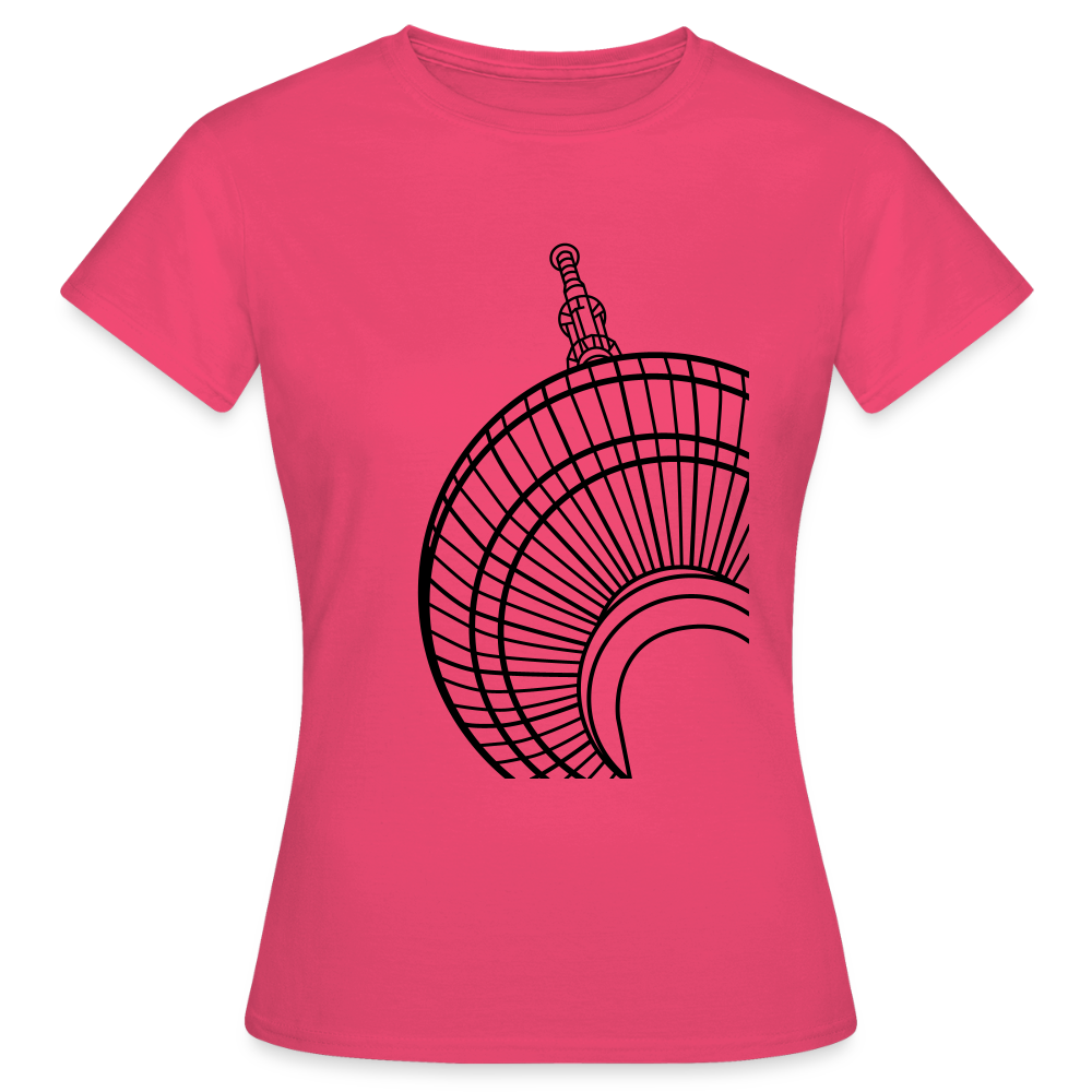 Der Turm von unten - schwarz - Frauen Premium T-Shirt - Azalea