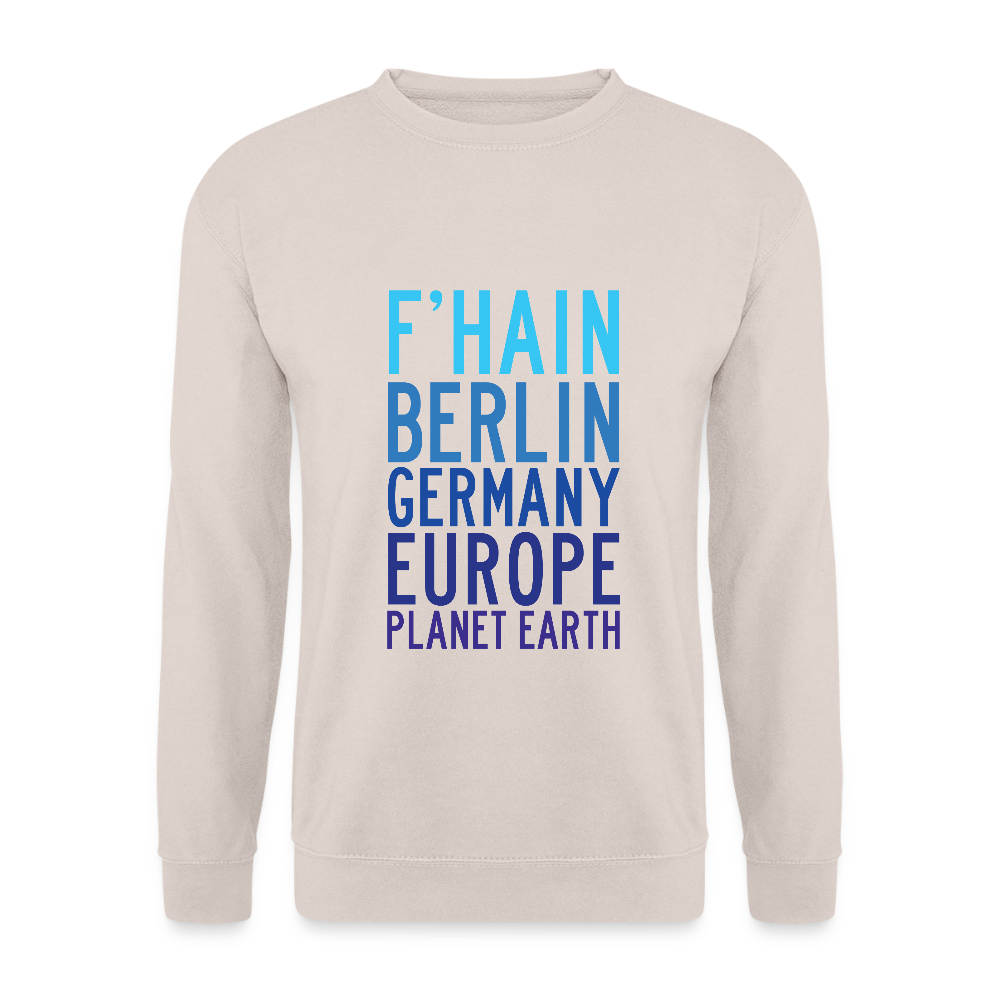 F'hain - Planet Earth - Unisex Pullover - Sand