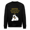 Kaffee motiviert - Unisex Bio Sweatshirt - Schwarz