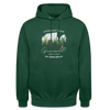 Grönland oder Grunewald - Unisex Hoodie - Flaschengrün