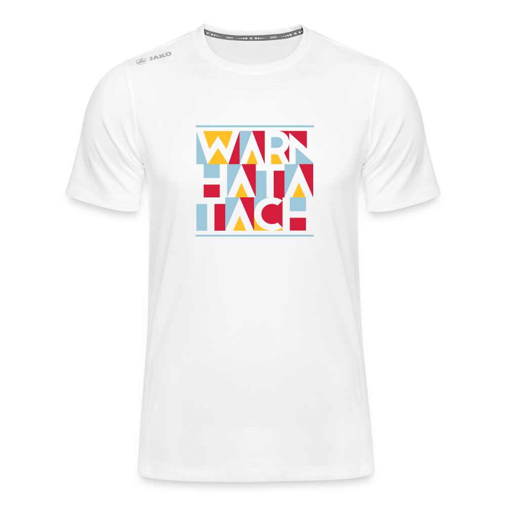 Warn Hata Tach - Männer Sport-Shirt - Weiß