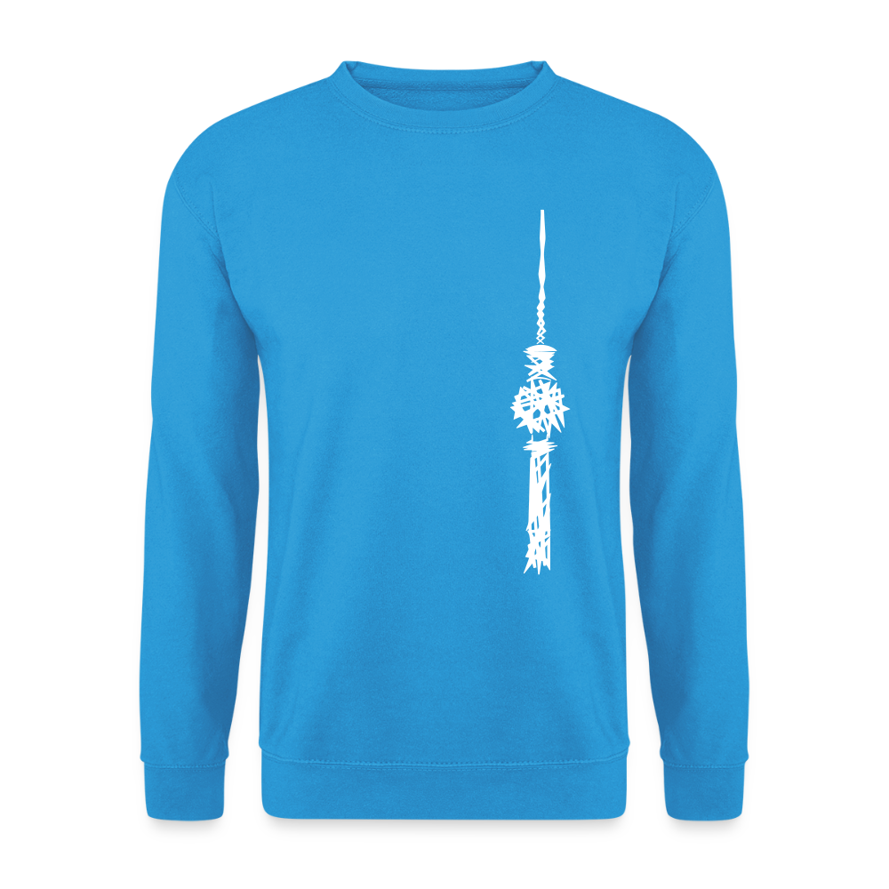 Fernsehturm Zick zack - Unisex Pullover - Meeresblau