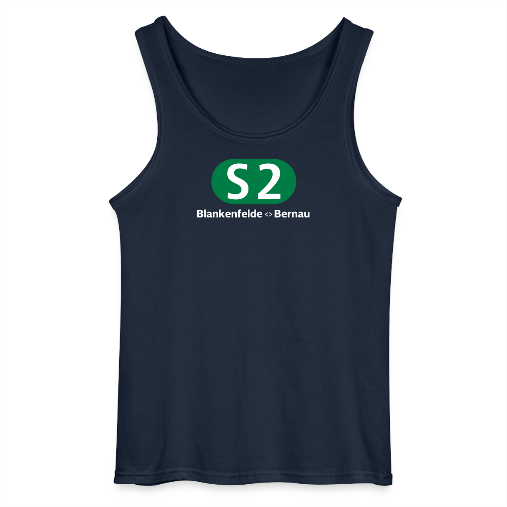 S2 - Männer Tank Top - Navy