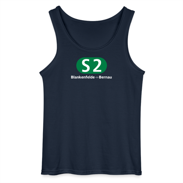S2 - Männer Tank Top - Navy