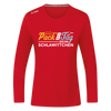 Pack' den Tag beim Schlawittchen - Frauen Sport Langarmshirt - Rot