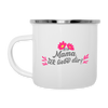 Mama, ick liebe dir! - Emaille Tasse