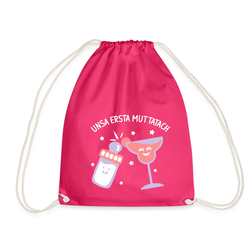 unsa ersta Muttatach - Turnbeutel - Fuchsia