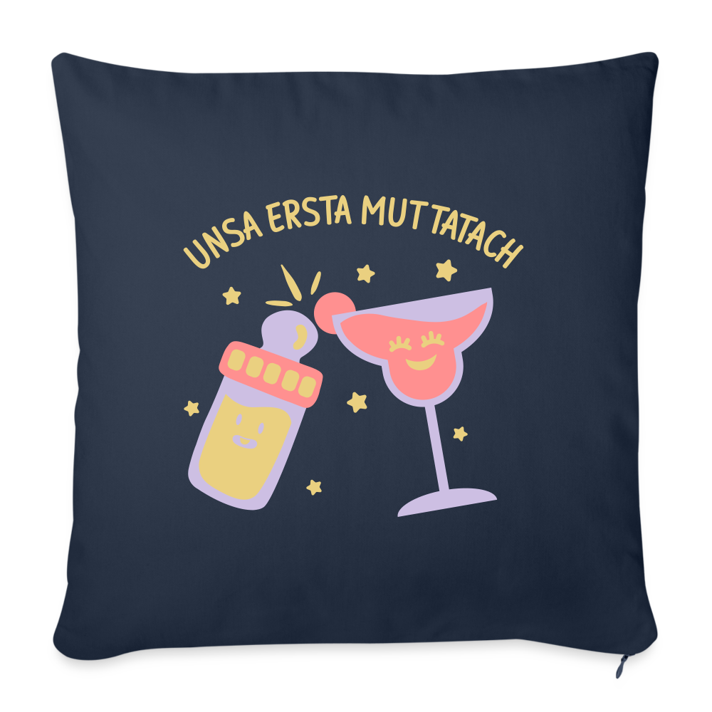 Sofakissen mit Füllung 44 x 44 cm - Navy