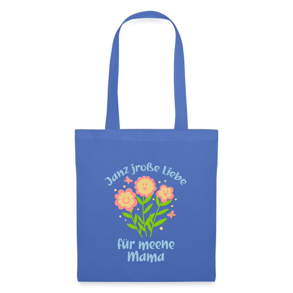 Janz jroße Liebe für meene Mama - Stoffbeutel - Hellblau