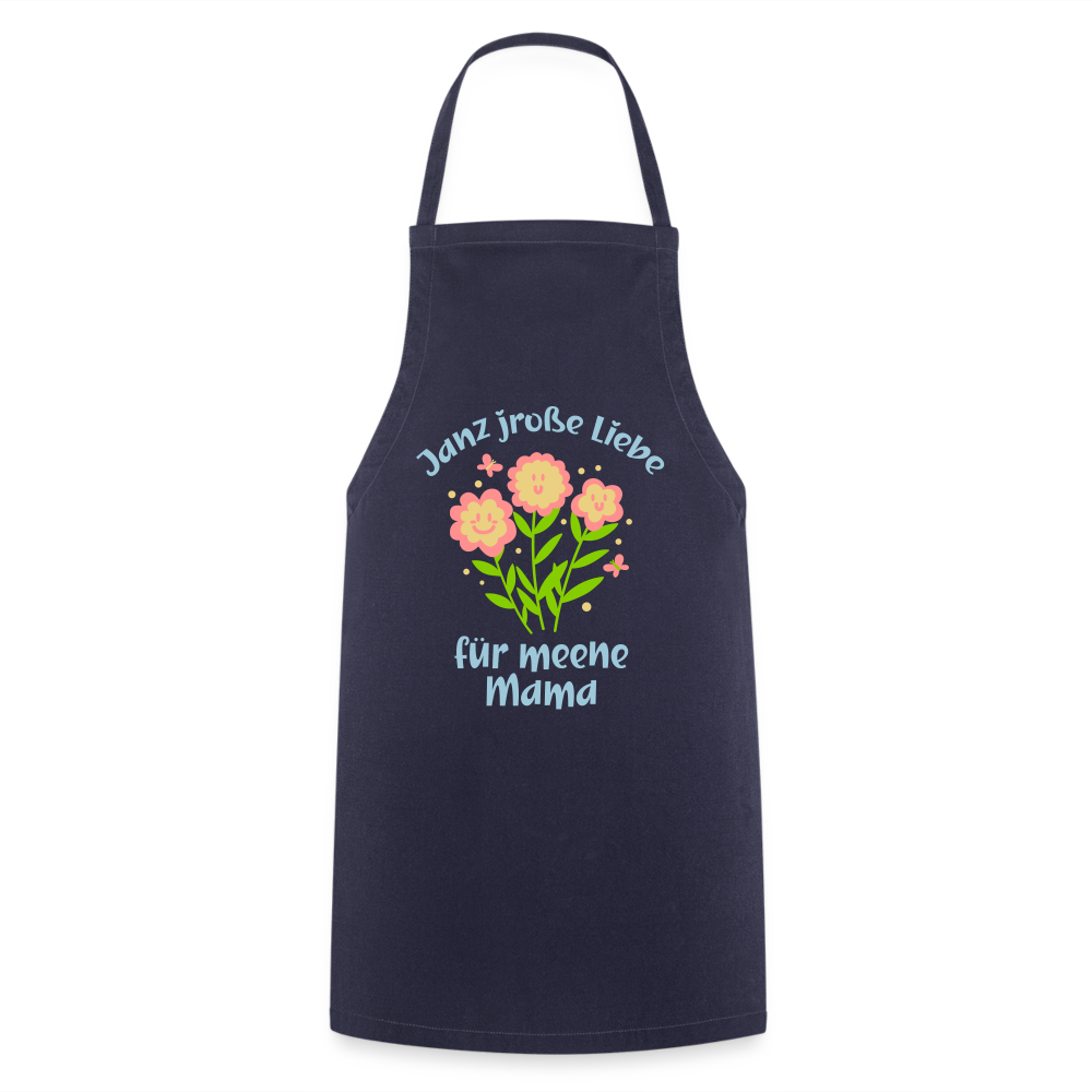 Janz jroße Liebe für meene Mama - Kochschürze - Navy