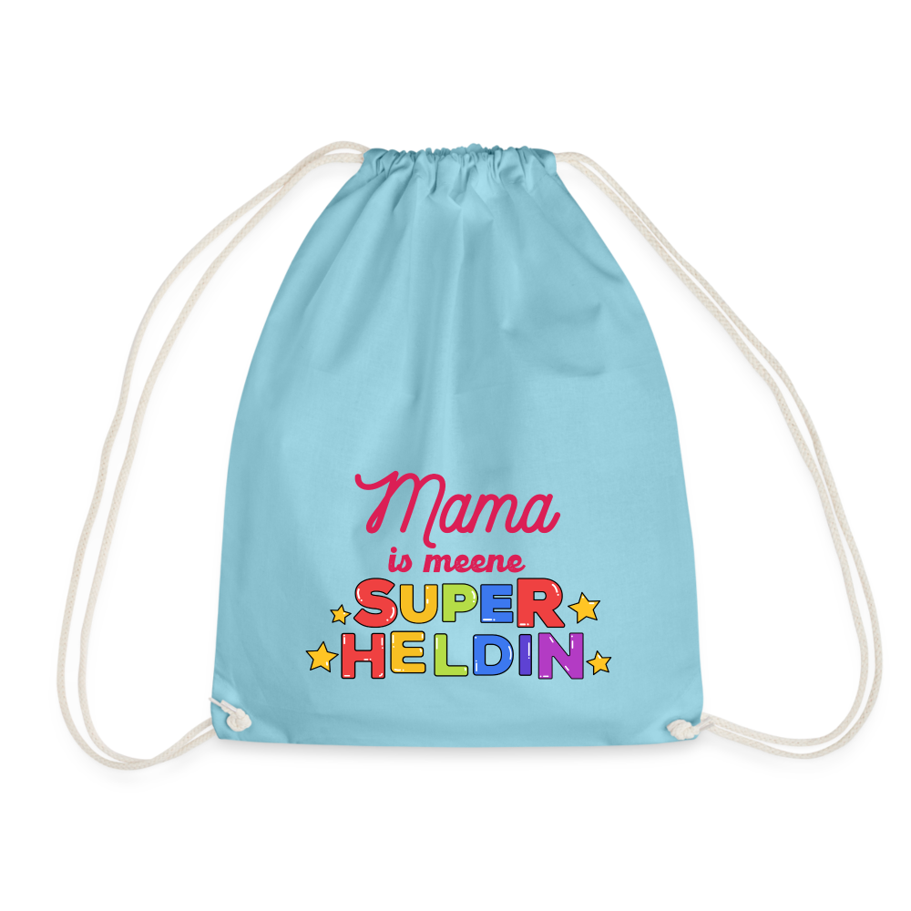 Meene Heldin - Turnbeutel - Aqua