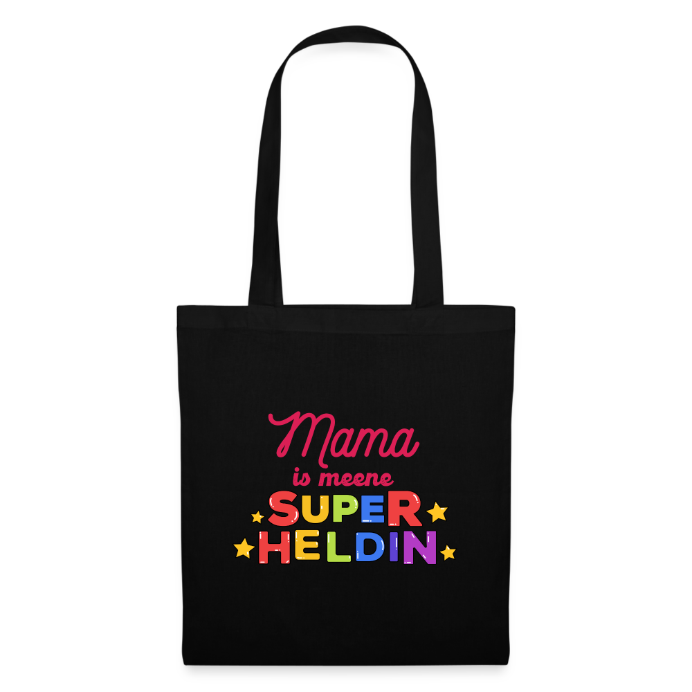 Meene Heldin - Stoffbeutel - Schwarz