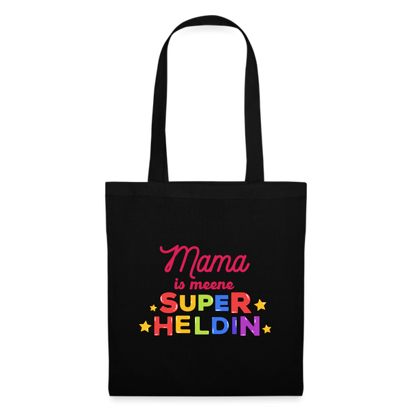 Meene Heldin - Stoffbeutel - Schwarz