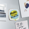 Mama hat jesacht - Kühlschrankmagnet - weiß