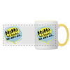 Mama hat jesacht - Tasse zweifarbig - Weiß/Gelb