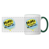 Mama hat jesacht - Tasse zweifarbig - Weiß/Dunkelgrün
